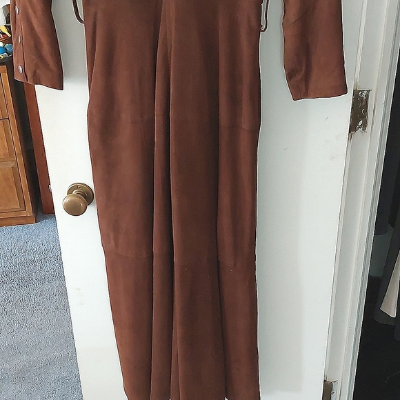 Suede dress vintage by Noviello Bloom - Picture 7 of 8